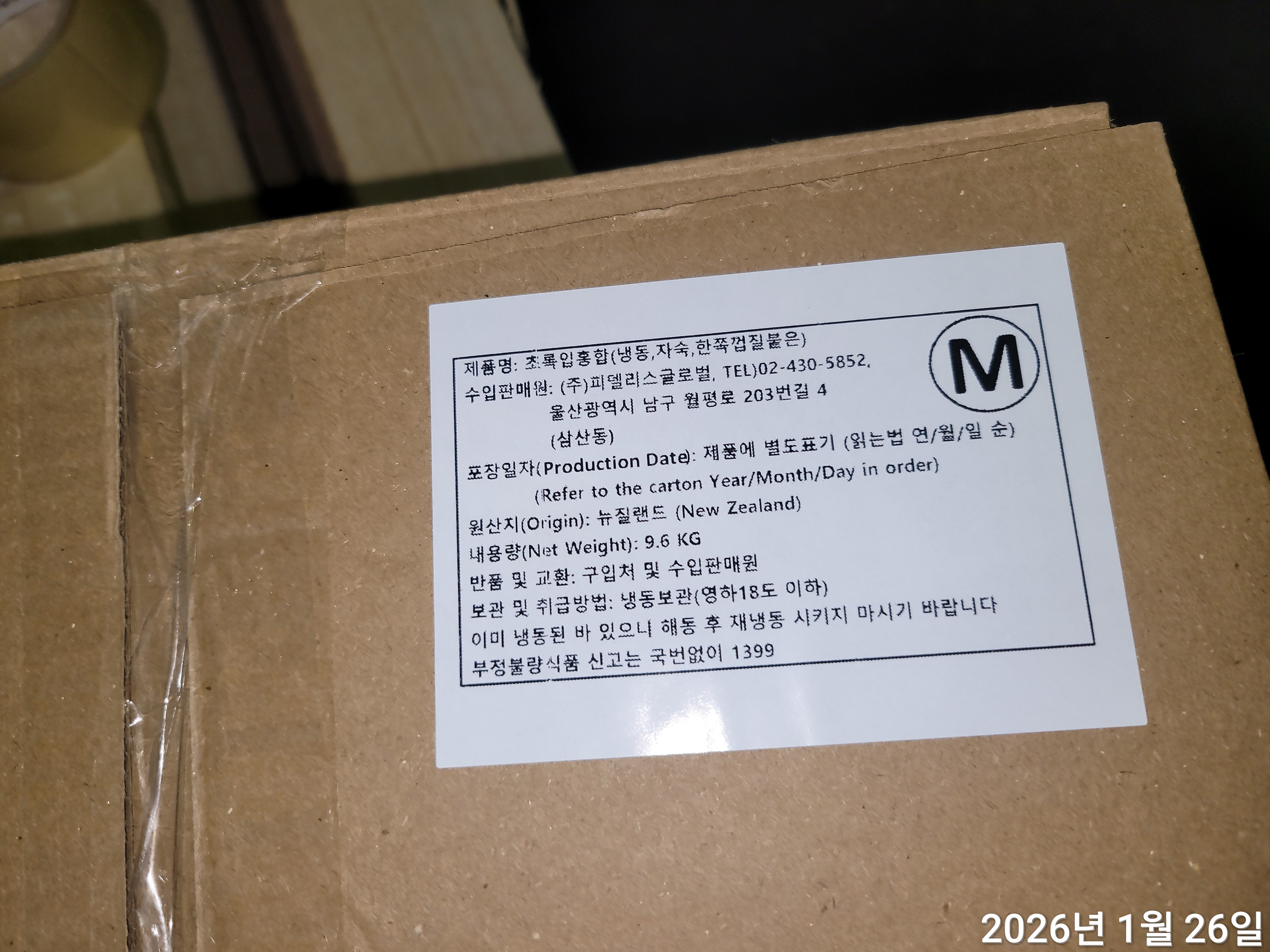 그린홍합 > 반탈각 > M 30/45 미/KG 13